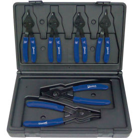 Combination Internal/External Snap Ring Pliers, 6 Piece Set