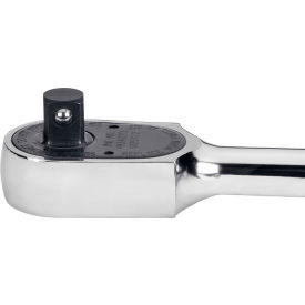 Enclosed Head Ratchet, 1/2" Drive, 10-1/4"L, Chrome