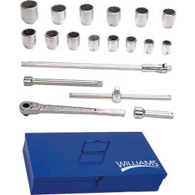 1" Drive Extension, 16"L, Chrome