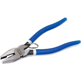 7" Industrial Grade Electrician's Linesman Plier with Safety Ring