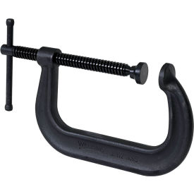 Drop Forged C-Clamp, Standard Screw, 8" Opening, 5" Throat Depth