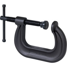 Drop Forged C-Clamp, Standard Screw, 3" Opening, 2-3/8" Throat Depth