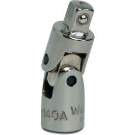 1/4" Drive Universal Joint, Ball and Spring Socket Retention, 1-7/16"L, Chrome