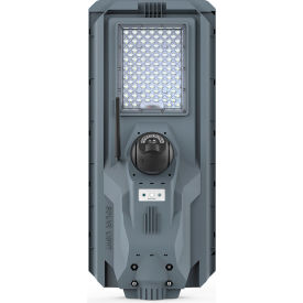 Radar Sensing Solar Area LED Light, 30W, 6500-7500K, 2500 Lumens, Black
