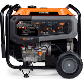 GP9500 TF 50st Portable Generator w/Electric Start, 9500 Rated Watts