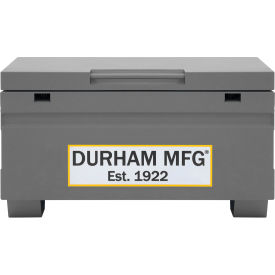 Jobsite Storage Box, 42"W x 19"D x 23-1/2"H, Gray