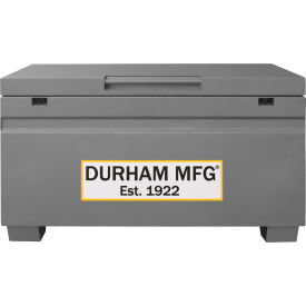 Jobsite Storage Box, 48"W x 24"D x 27-13/16"H, Gray