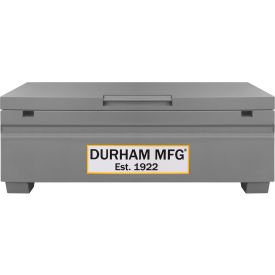 Jobsite Storage Box, 60"W x 24"D x 22-13/16"H, Gray