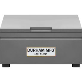 Jobsite Storage Box, Slope Lid, 60-1/8"W x 30-1/16"D x 39-3/8"H, Gray