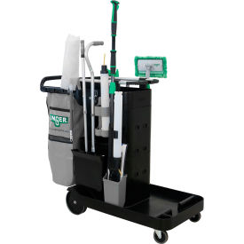 SpotCleanRx Janitorial Cart System, Black