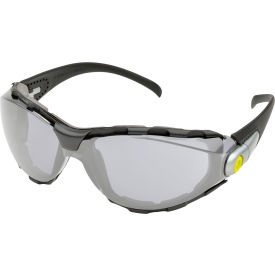 Full Frame Safety Glasses, Clear AF/PC Lens, Black /Yellow