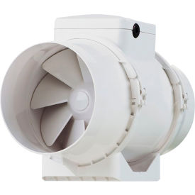 Turbo Tube 12" Inline Mixed Flow Duct Fan, 830/1051 CFM, 120V