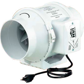 Turbo Tube Silent 5" Inline Mixed Flow Duct Fan, 200 CFM, 120V