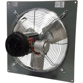 24" Panel Mount Exhaust Fan, 1 Speed, 230/460V, 3 Phase, 1/3 HP