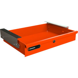 Railworks Tool Drawer, 16-11/16"W x 21"D x 4"H, Orange