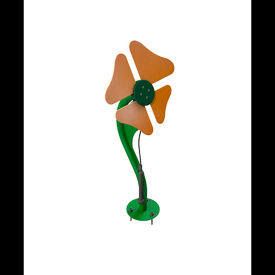 Flower with Surface Mount Kit, Orange