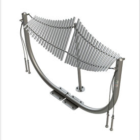 Manta Ray with Inground/Surface Mount Kit, Silver