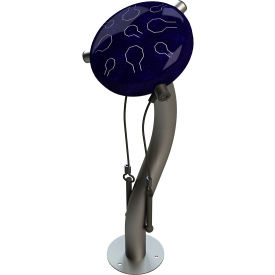 Freenotes Calypso with Inground Mount Kit, Silver Post