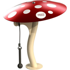 Large Red Mushroom with Portable Mount Kit