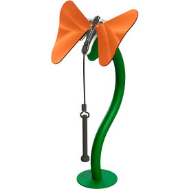 Toddler Butterfly with Inground Mount Kit, Orange