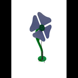 Freenotes Flower with Inground Mount Kit, Indigo