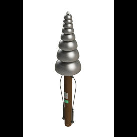 Pagoda Bells with Steel Surface Mount Kit, Silver