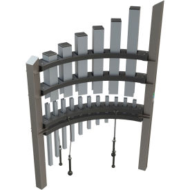 Titan Tines with Steel Inground Mount Kit, Silver