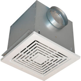Commercial Bath Fan, EC Motor, 185 CFM, 1.5 Sone, 120V