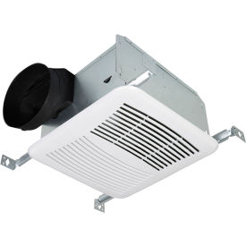 Bath Exhaust Fan Ultra Lo-Sone Selectable, 80, 90, 110, 140 CFM, 0.5 Sone, 120V