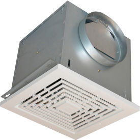 Commercial Bath Fan, EC Motor, 330 CFM, 2.9 Sone, 120V