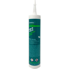 737 Neutral Cure Silicone Sealant, 300 ml Cartridge, Clear