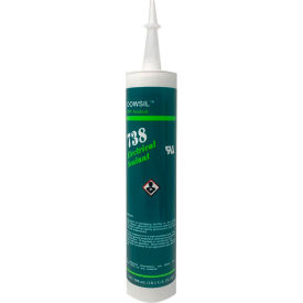 738 Electrical Silicone Sealant, 300 ml Cartridge, White