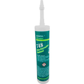 748 Non-Corrosive Silicone Sealant, 300 ml Cartridge, Off-White