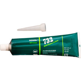 732 Multi-Purpose Silicone Sealant, 139 ml Tube, White