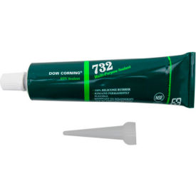 732 Multi-Purpose Silicone Sealant, 90 ml Tube, Clear