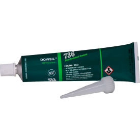 736 Heat Resistant Silicone Sealant, 90 ml Tube, Red