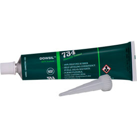 734 Flowable Adhesive Silicone Sealant, 90 ml Tube, Clear