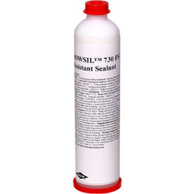 730 FS Solvent Resistant Silicone Sealant, 170 ml Cartridge, White