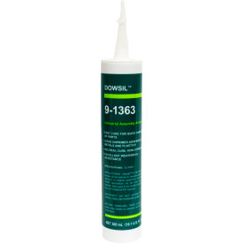 Industrial Assembly Adhesive Silicone Sealant, 300 ml Cartridge, Gray