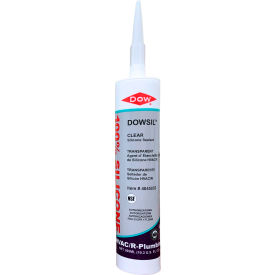 HVAC/R Silicone Sealant, 305 ml Cartridge, Clear