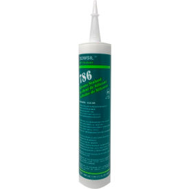 786 Mildew Resistant Silicone Sealant, 300 ml Cartridge, Clear