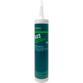 832 Multi-Surface Adhesive Silicone Sealant, 300 ml Cartridge, Gray