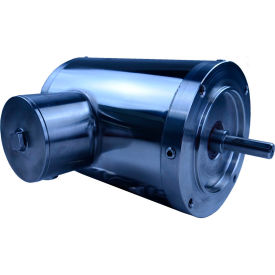 SS Washdown Duty Motor, 1HP, 3600 RPM, TENV, 1.4 FLA, 143TCRD Frame
