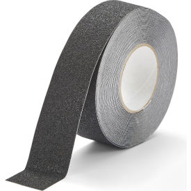 Anti-Slip Safety Floor Tape, Extra Coarse, 2"W x 60'L, Black