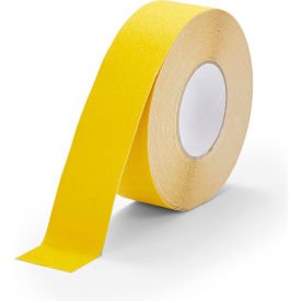 Anti-Slip Safety Floor Tape, Extra Coarse, 2"W x 60'L, Yellow