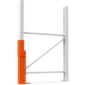 Rack Avenger 24"H Guard Basic Standard Repair Kit, Fits 3" Wide Column, Orange