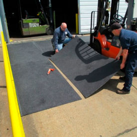 Fiberglass Reinforced Plastic Anti-Slip Floor Sheeting, Coarse, 47"W x 47"L, Black