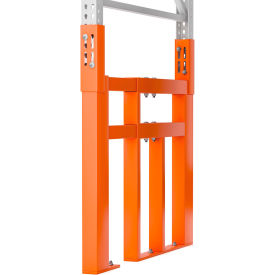 36"H Avenger PRO Double Pallet Rack Repair Kit, Fits 3" Wide Column, Orange