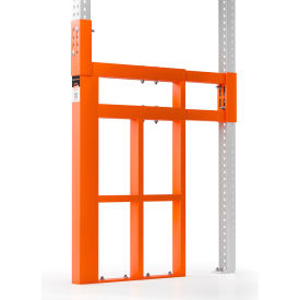 48"H PRO Pallet Rack Repair Kit, Fits 3" Wide Column, Orange