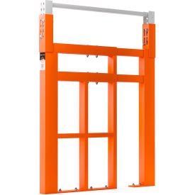 Rack Avenger 48"H PRO Double Pallet Rack Repair Kit, Fits 3" Wide Column, Orange